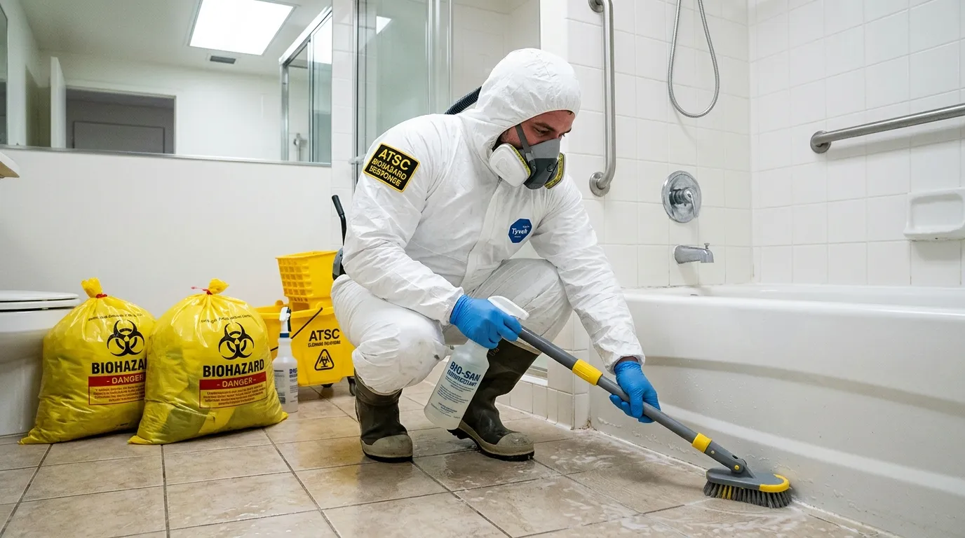 Decontamination equipment deployed for Blood Cleanup in Buckhall